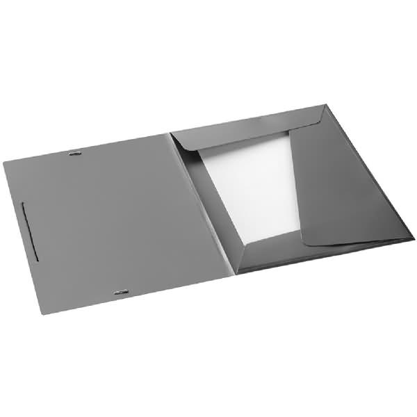 Collegmappe A4 PP silber