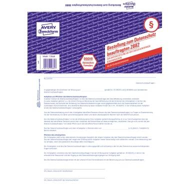 Avery Zweckform Datenschutzbeauftr. 2882 A4 SD 2Bl.