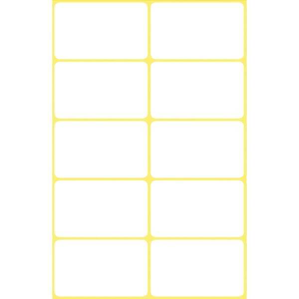 Mini-Organisations-Etiketten 32x23 mm 6 Blatt/60 Etiketten weiß