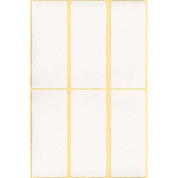 Universal-Etiketten 77x31 mm 28 Blatt/224 Etiketten weiß