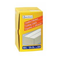 Avery Zweckform 3434 - Natural White - 128 x 38 mm 1000 Stck. (500 Bogen x 2)