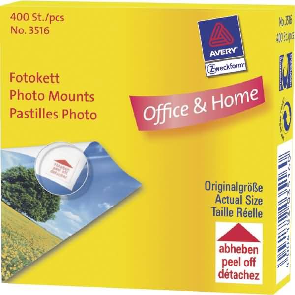 Fotokleber im Kartonspender VE=400 Stück