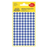 AVERY ZWECKFORM - Avery 3591, Blau, Kreis, Papier, 8 mm, 416 Stück(e), 104 Stück(e)