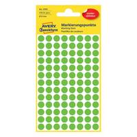 AVERY ZWECKFORM - Avery 3592, Grün, Kreis, Papier, 8 mm, 416 Stück(e), 104 Stück(e)