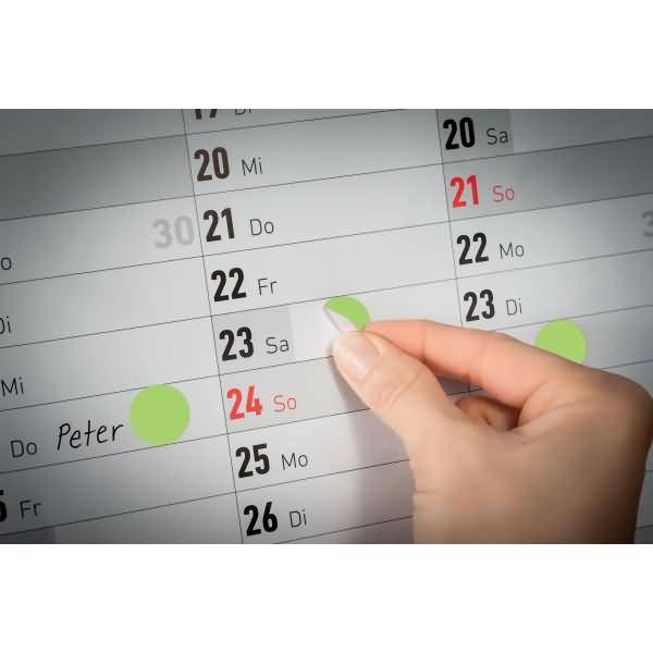 Markierungspunkte 18mm grün wiederablösbar VE=96 Stück