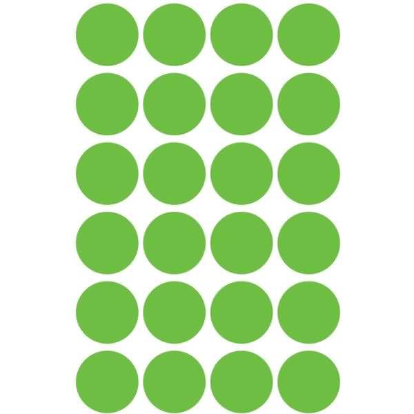 Markierungspunkte 18mm grün wiederablösbar VE=96 Stück