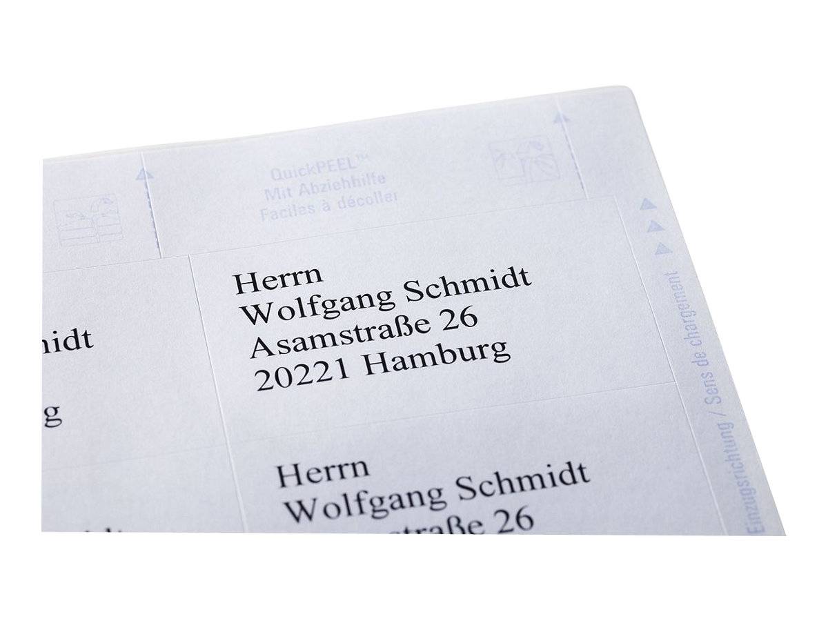 Avery Zweckform 3669 - Klebstoff - weiß - 50.8 x 70 mm 3000 Etikett(en) (200 Bogen x 15)