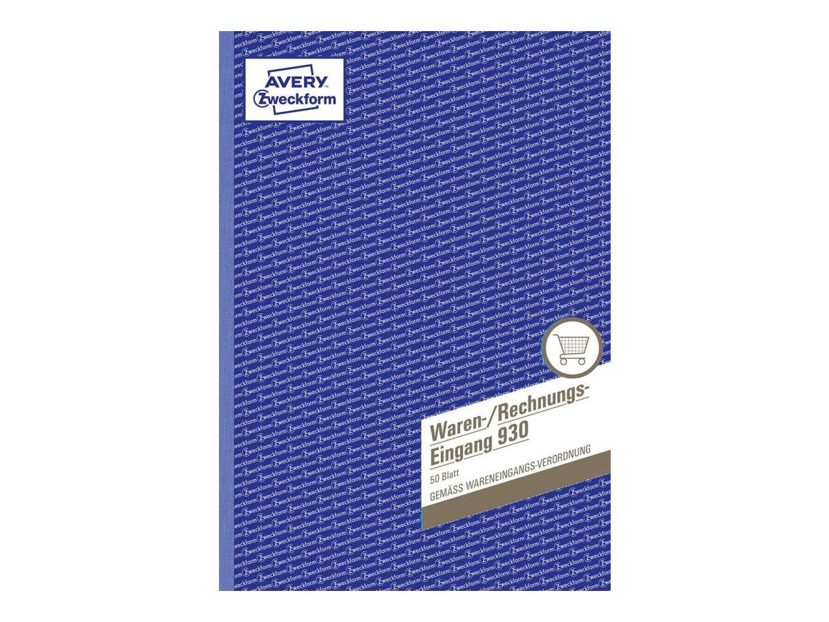 Avery Zweckform - Buch für Waren-/Rechnungseingang