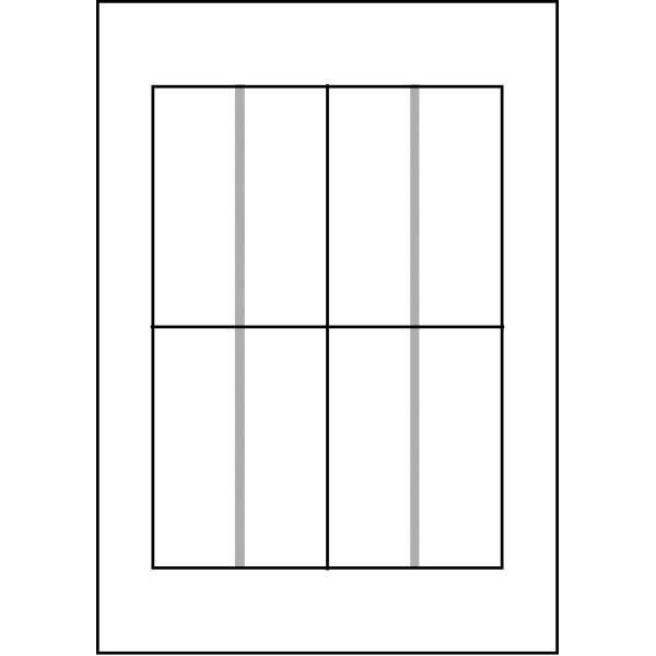 Tischkarten 110x40 mm 185 g/qm beschichtet matt 100 Stück
