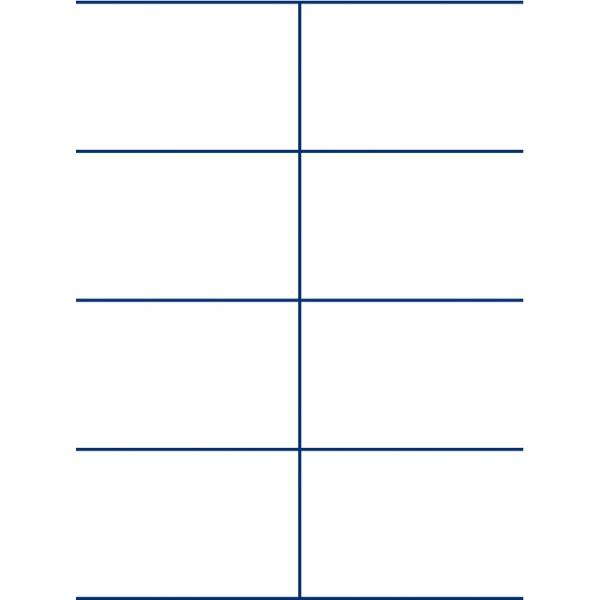 Karteikarten 105x70 mm 185 g/qm beidseitig beschichtet matt 200 Stück