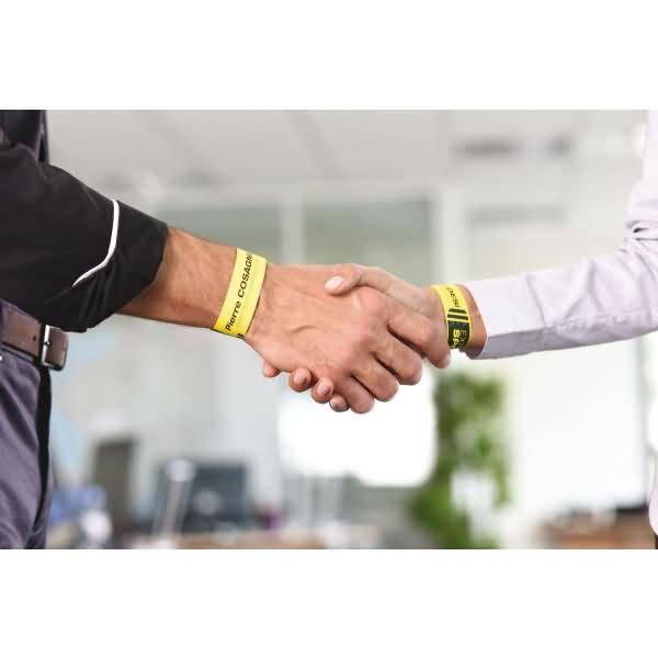 Einlassbänder bedruckbar 18x265 mm gelb VE=100 Stück