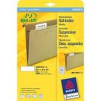 AVERY ZWECKFORM - Avery L6021REV - Weiß - 16.9 x 45.7 mm 1600 Stck. (25 Bogen x 64)