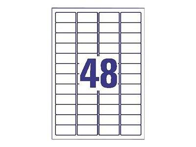 Avery Zweckform L7636 - Klebstoff - 21.2 x 45.7 mm 1200 Etikett(en) (25 Bogen x 48)