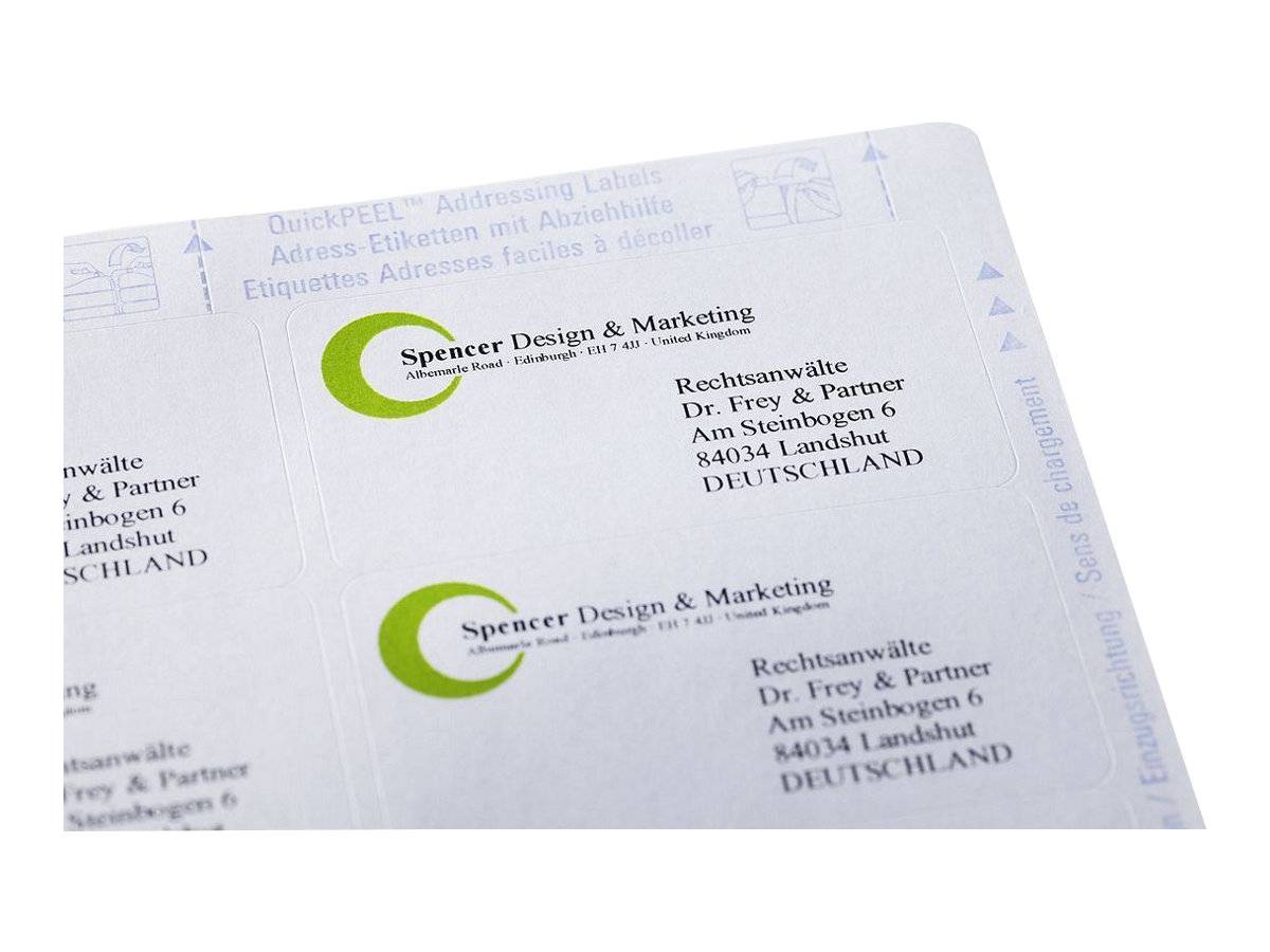 Avery Zweckform L7636 - Klebstoff - 21.2 x 45.7 mm 1200 Etikett(en) (25 Bogen x 48)