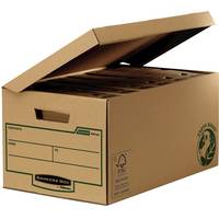 Fellowes 4472205, Aufbewahrungsbox, Schwarz, Braun, Rechteckig, Papier, Muster, Indoor