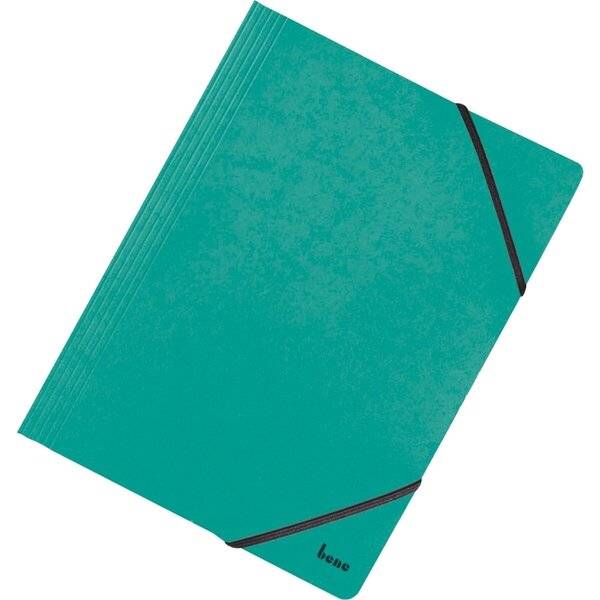 Eckspannmappe A4 390g/qm Karton grün