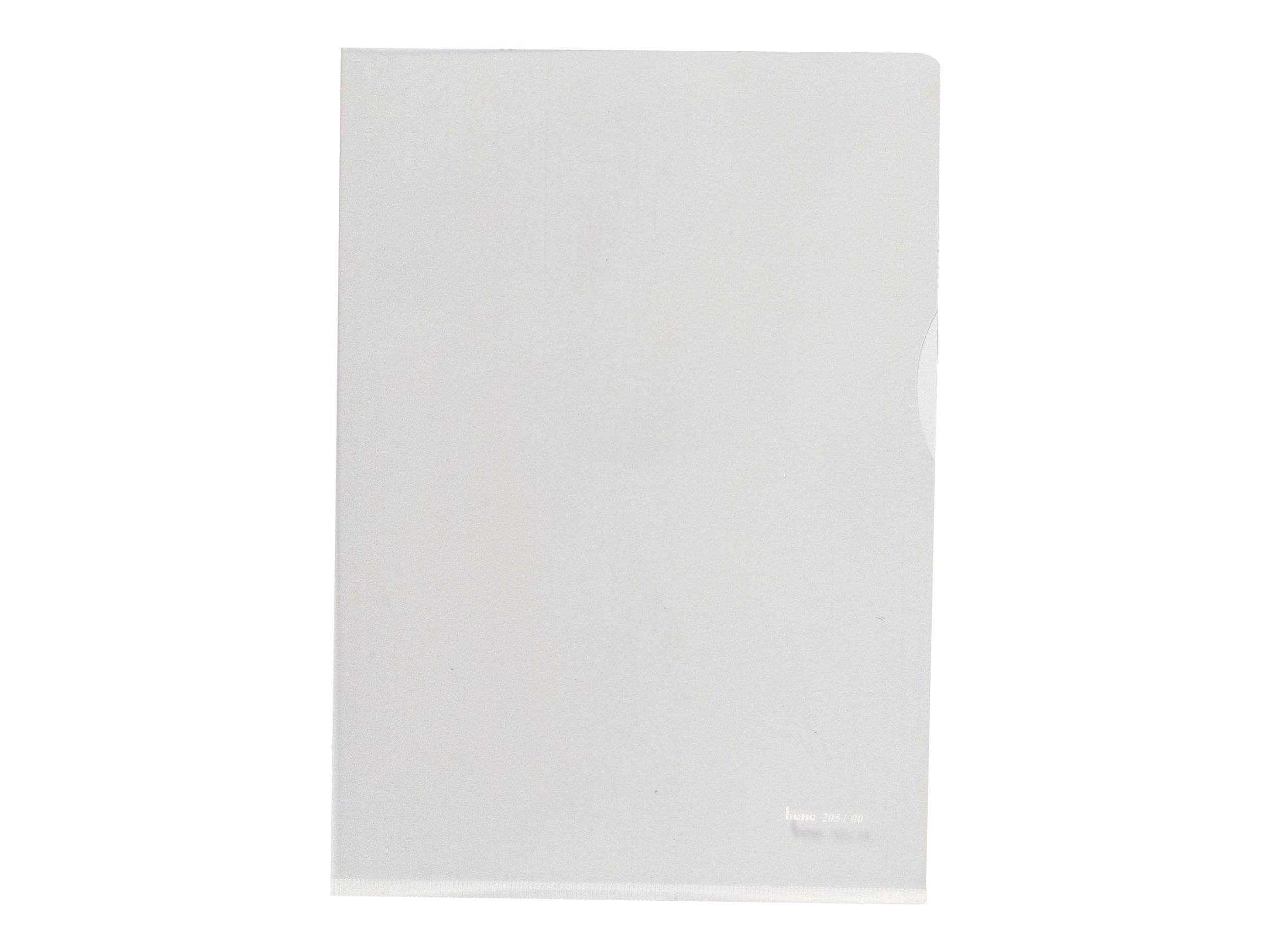 Bene L-förmiger Ordner - für A4 - durchsichtig (Packung mit 100)