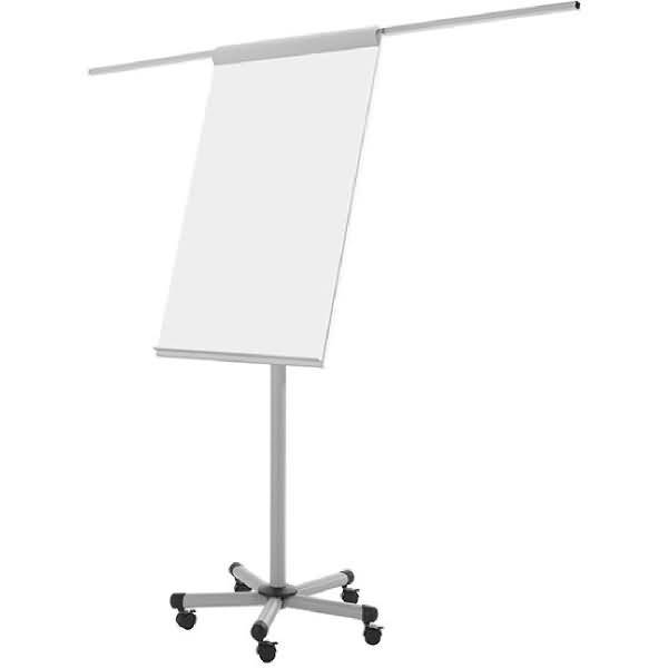 Flipchart Mobile-Pro 70x100cm grau mit Armen
