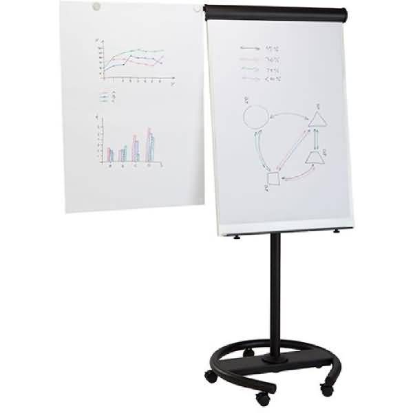 Flipchart 70x100cm mobil umwandelbar schwarz
