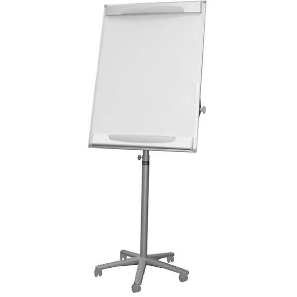 Flipchart Design 70x100cm mobil grau mit Armen