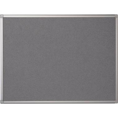 Bi-office Pinnwand Maya FA3842170 Aluminiumrahmen Filz 120x120cm grau