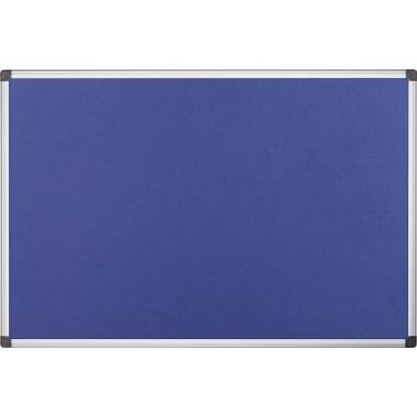 Bi-office Pinnwand Maya FA3843170 Aluminiumrahmen Filz 120x120cm blau