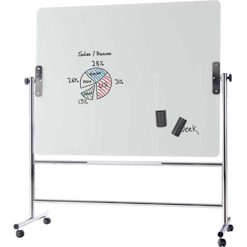 Glastafel 120x90cm drehbar mobil