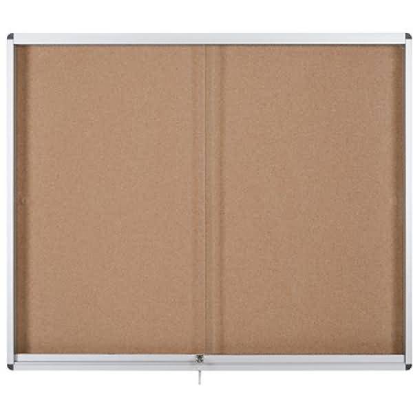 Schaukasten Exhibit 92,6x96,7cm für 12x A4 Indoor Korktafel