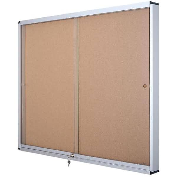 Schaukasten Exhibit 92,6x96,7cm für 12x A4 Indoor Korktafel