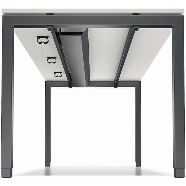 Kabelkanal für Schreibtisch Cito 1200mm Farbe anthrazitgrau