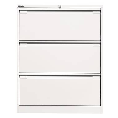 Bisley Hängeregistraturschrank, doppelbahnig, DIN A4, 3 HR-Schubladen, Farbe ver