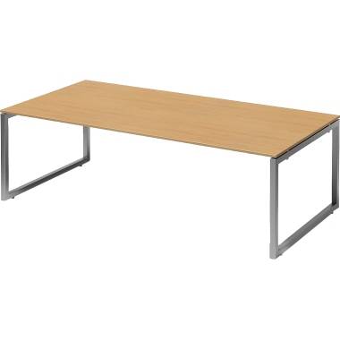 Bisley Konferenztisch DOF2412BC355 O 2400x740x1200mm si/bu
