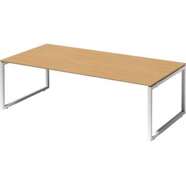 Bisley Konferenztisch DOF2412BC396 O 2400x740x1200mm ws/bu