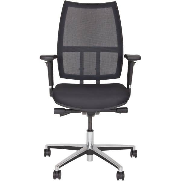 Bürodrehstuhl Maxime Netzbezug schwarz