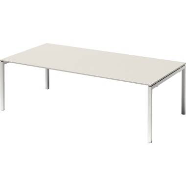 Bisley Konferenztisch DUF2412GW396 U 2400x740x1200mm ws/gr.ws