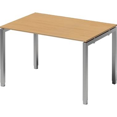 Bisley Schreibtisch DUH1208BC355 U 1200x650-850x800mm si/bu