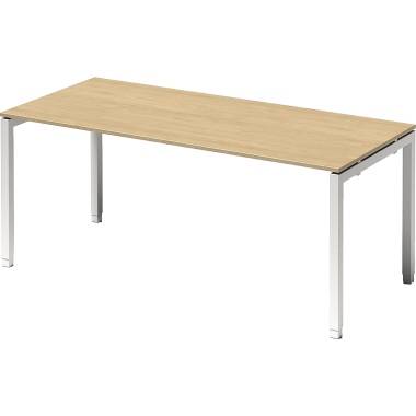 Bisley Schreibtisch DUH1808MP396 U 1800x650-850x800mm ws/ah