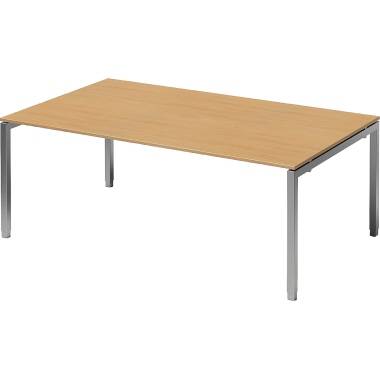 Bisley Konferenztisch DUH2012BC355 U 2000x650-850x1200mm si/bu
