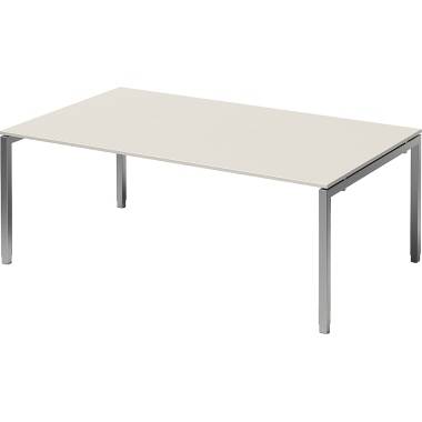 Bisley Konferenztisch DUH2012GW355 U 2000x650-850x1200mm si/gr.ws