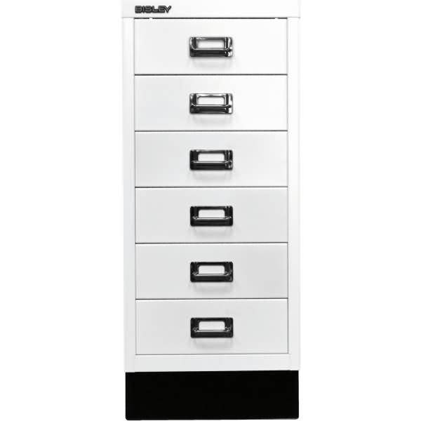 Schubladenschrank Multidrawers 29er Serie A4 6 Schübe verkehrsweiß