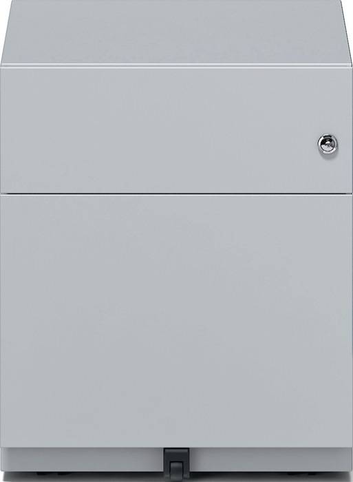 Rollcontainer Note? H495xB420xT775mm lichtgrau 1 HR-Schub u.1 Universalschub