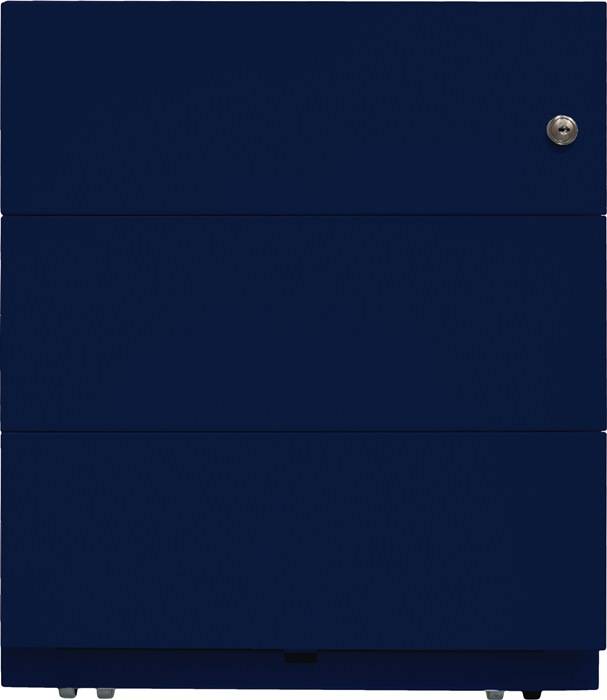 Rollcontainer Note? H495xB420xT565mm oxfordblau 3 Universalschübe