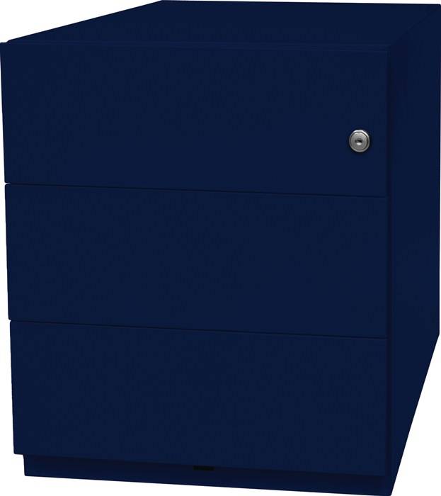 Rollcontainer Note? H495xB420xT565mm oxfordblau 3 Universalschübe