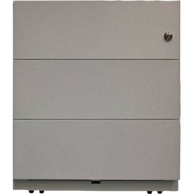 BISLEY Rollcontainer Note?, 3 Schubladen, B x H x T: 420 x 495 x 565 mm, silber