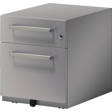 Bisley Rollcontainer Note NWH59M7SF355 1Schub/1HR silber