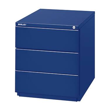 Bisley Rollcontainer OBA59M2EEE639 3 Materialschübe blau