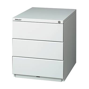 Bisley Rollcontainer OBA59M2EEE645 3 Materialschübe lichtgrau