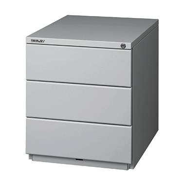 Bisley Rollcontainer OBA59M2EEE355 3 Materialschübe silber