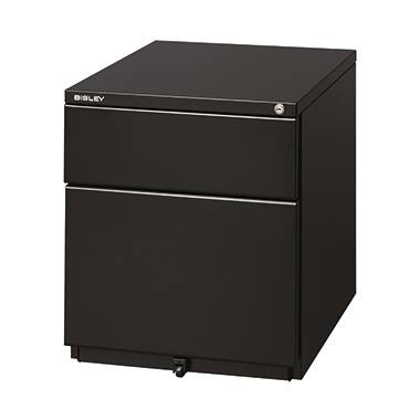 Bisley Rollcontainer OBA59M2EHT633 1Hänge/1Materialschub schwarz