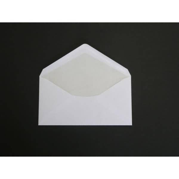 Briefumschläge 125x235mm 90g/qm gummiert VE=500 Stück weiß